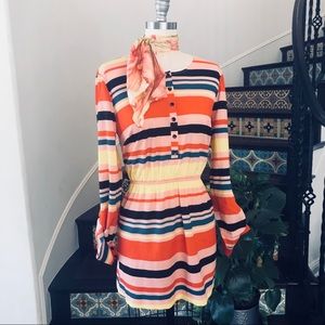 Kensie Striped Button up Dress